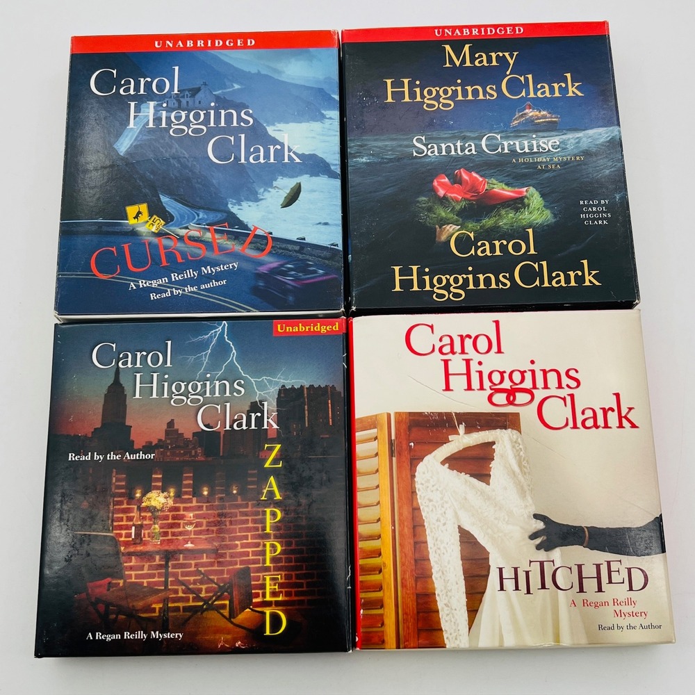 Carol Higgins Clark Regan Reilly Mystery Audiobook CD Lot 4 Santa Cruise Cursed